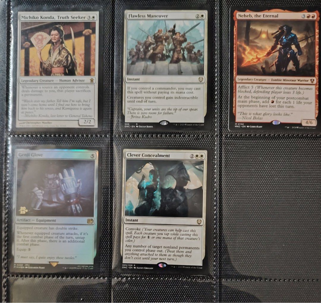 MTG Cards - Assorted Rare Cards EACH (Category: Raw Singles) located in Rizal. Submitted by heyninya (Listing ID 1431866200, Image 3). Description: Jeska's will = 2300 Seedborn Muse = 700 King of the Oathbreakers = 150 Goblin Bombardment = 400✨ Maul of the Skyclaves = 150 Determined Iteration = 600 Forsaken Monument = 500 Master Of Pearls = 150 Blasphemous Act = 200 Proft's Eidetic Memory = 600 Hedge Maze = 1300 Windcrag Siege = 250 Lifecrafter's