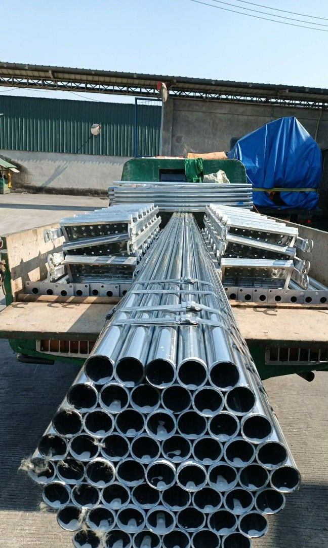 MURANG G.I PIPE AT SCAFFOLDING MATERIALS (Category: Construction & Building Materials) located in Caloocan City. Submitted by mefscaffoldingandconstruction (Listing ID 1431979410, Image 1). Description: 🚧 LEGIT DIRECT SUPPLIER NG GI PIPE & SCAFFOLDING! 👉 MAS MURA KESA HARDWARE!💯 PRESYONG HINDI TALO! 🔥 AVAILABLE FOR SALE BRANDNEW/2ND HAND:🔥 ✔️ GI PIPE (iba’t ibang size) ✔️ H-FRAME SCAFFOLDING ✔️ CATWALK / PLATFORM ✔️ ADJUSTABLE BASE ✔️ IBA’T 