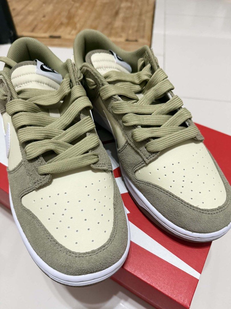 Nike Dunk Low Retro SE (Category: Sneakers) located in Manila. Submitted by l4ncedeleon (Listing ID 1431921344, Image 3). Description: - Nike Dunk Low Retro SE - Color: Olive/White - White swoosh - Gum sole - Size: US 10.5, UK 9.5, EUR 44.5, CM 28.5 - Includes original box and packaging Cavite / QC.