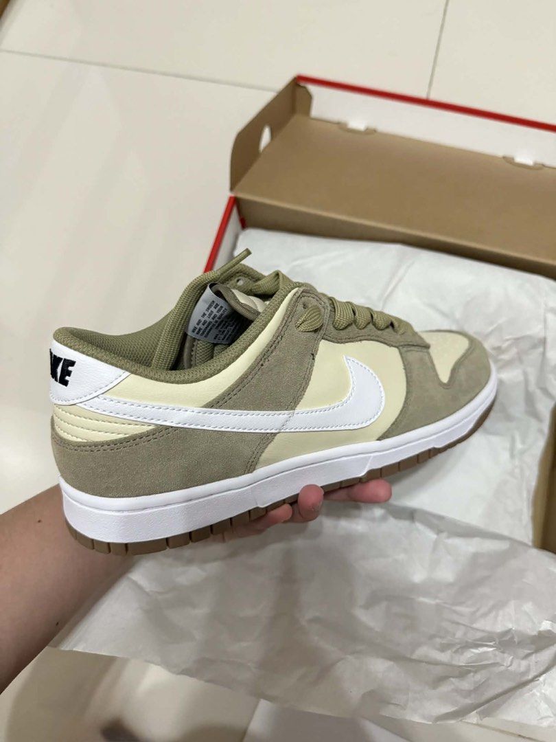 Nike Dunk Low Retro SE (Category: Sneakers) located in Manila. Submitted by l4ncedeleon (Listing ID 1431921344, Image 2). Description: - Nike Dunk Low Retro SE - Color: Olive/White - White swoosh - Gum sole - Size: US 10.5, UK 9.5, EUR 44.5, CM 28.5 - Includes original box and packaging Cavite / QC.