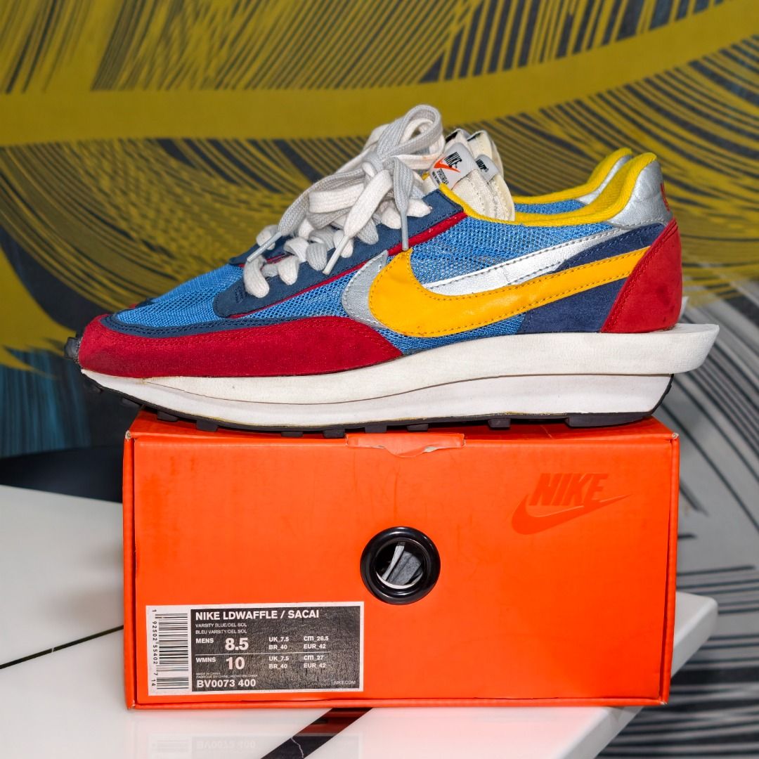 Nike x Sacai LD Waffle Varsity Blue (Category: Sneakers) located in Caloocan City. Submitted by alycho (Listing ID 1431918524, Image 2). Description: Note: selling for my dad kaya this is in men's sizing.
