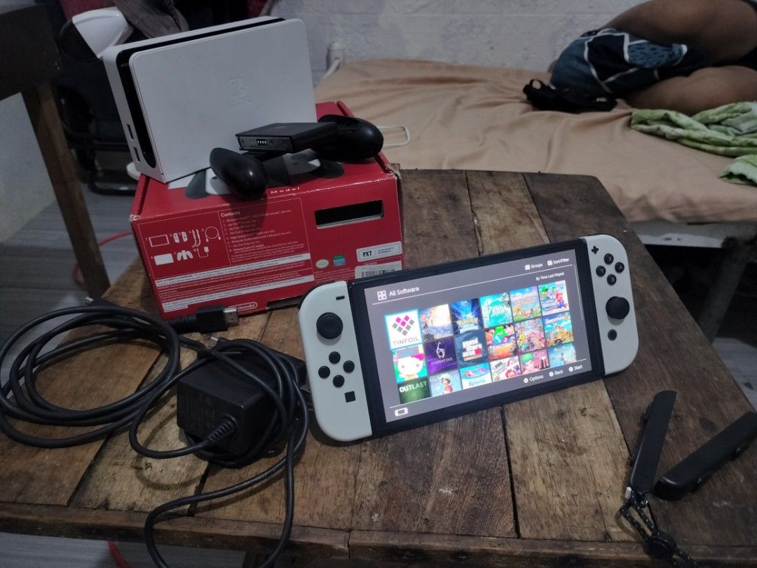 Nintendo Switch OLED JB Jailbreak Dualboot perma 256GB complete inclusion (Category: Nintendo) located in Manila. Submitted by chiki_chem (Listing ID 1431813480, Image 2). Description: Nintendo Switch OLED JB Jailbreak Dualboot perma 256GB complete inclusion 13,500 php Inclusion: UNIT STRAP CHARGER SD 256 GB DOCK HDMI CONTROLLER BOX MOD: JNT, LBC, LALA MOP: MAYA / GCASH LOC: BULACAN.
