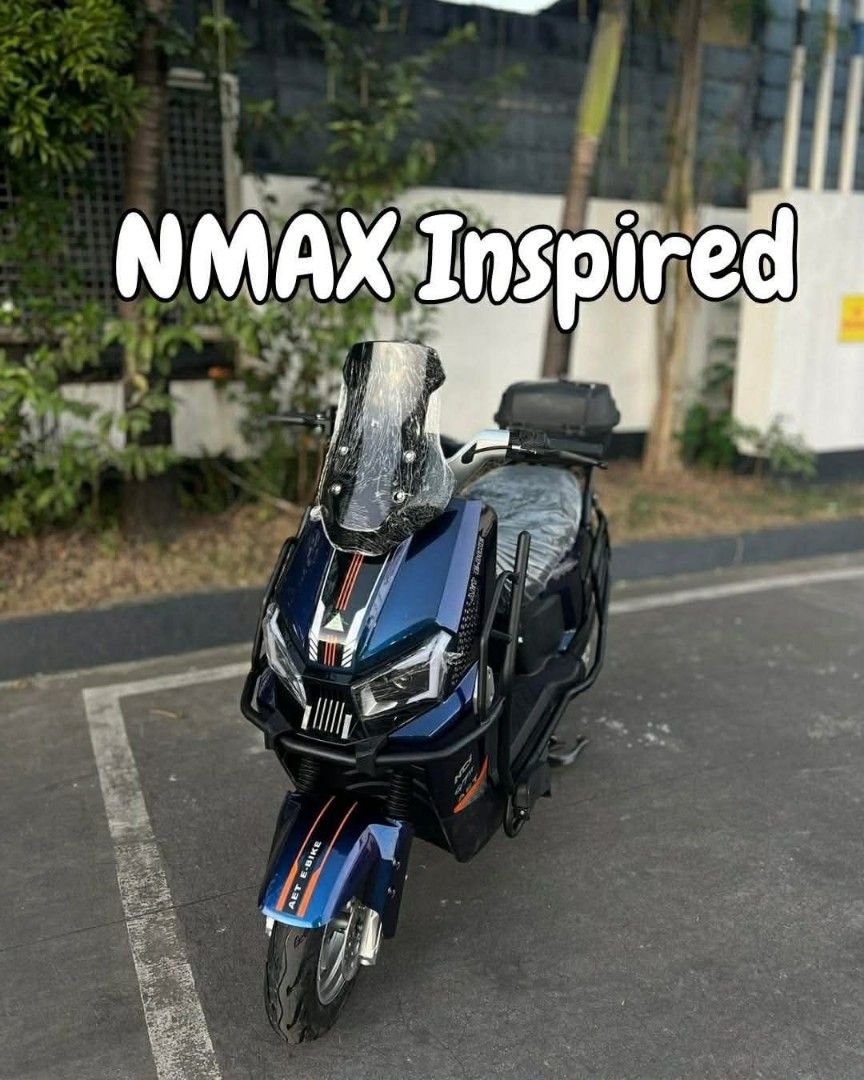 Nmax inspired motortype e-scootee (Category: Bicycles) located in Antipolo. Submitted by graceellaolshope (Listing ID 1431934441, Image 2). Description: !Bagong porma!Napaka angas!!🔥😎 NMAX INSPIRED MOTOR TYPE E-SCOOTER!💯😎 ₱35,000 PRICE✅ SPECIFICATIONS🔥 ⚙️ 2000WATTS 🔋 60V20AH BATTERY 📌 FRONT DISCBRAKE 📌 TUBELESS TIRE (3.00x10) 📌 20-40 KM RANGE (FULL CHARGE) 📌150-200 KG LOAD WEIGHT INCLUSIONS 🔥 📌 NEW STYLE DIGITAL PANEL W/ PROTECTION CA