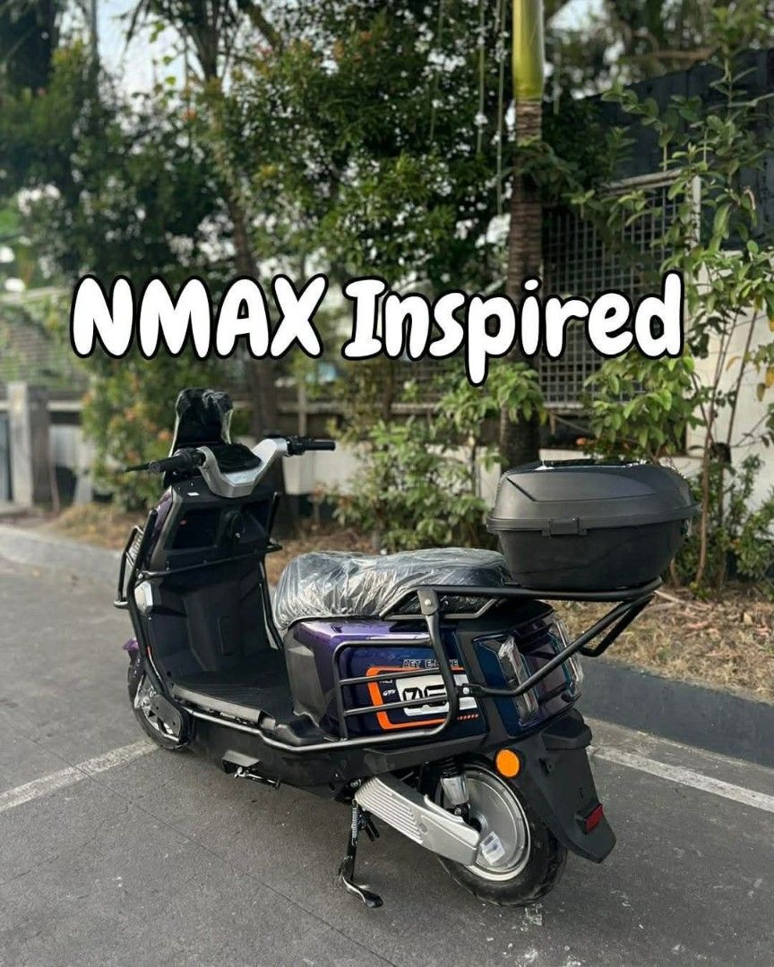 Nmax inspired motortype e-scootee (Category: Bicycles) located in Antipolo. Submitted by graceellaolshope (Listing ID 1431934441, Image 3). Description: !Bagong porma!Napaka angas!!🔥😎 NMAX INSPIRED MOTOR TYPE E-SCOOTER!💯😎 ₱35,000 PRICE✅ SPECIFICATIONS🔥 ⚙️ 2000WATTS 🔋 60V20AH BATTERY 📌 FRONT DISCBRAKE 📌 TUBELESS TIRE (3.00x10) 📌 20-40 KM RANGE (FULL CHARGE) 📌150-200 KG LOAD WEIGHT INCLUSIONS 🔥 📌 NEW STYLE DIGITAL PANEL W/ PROTECTION CA