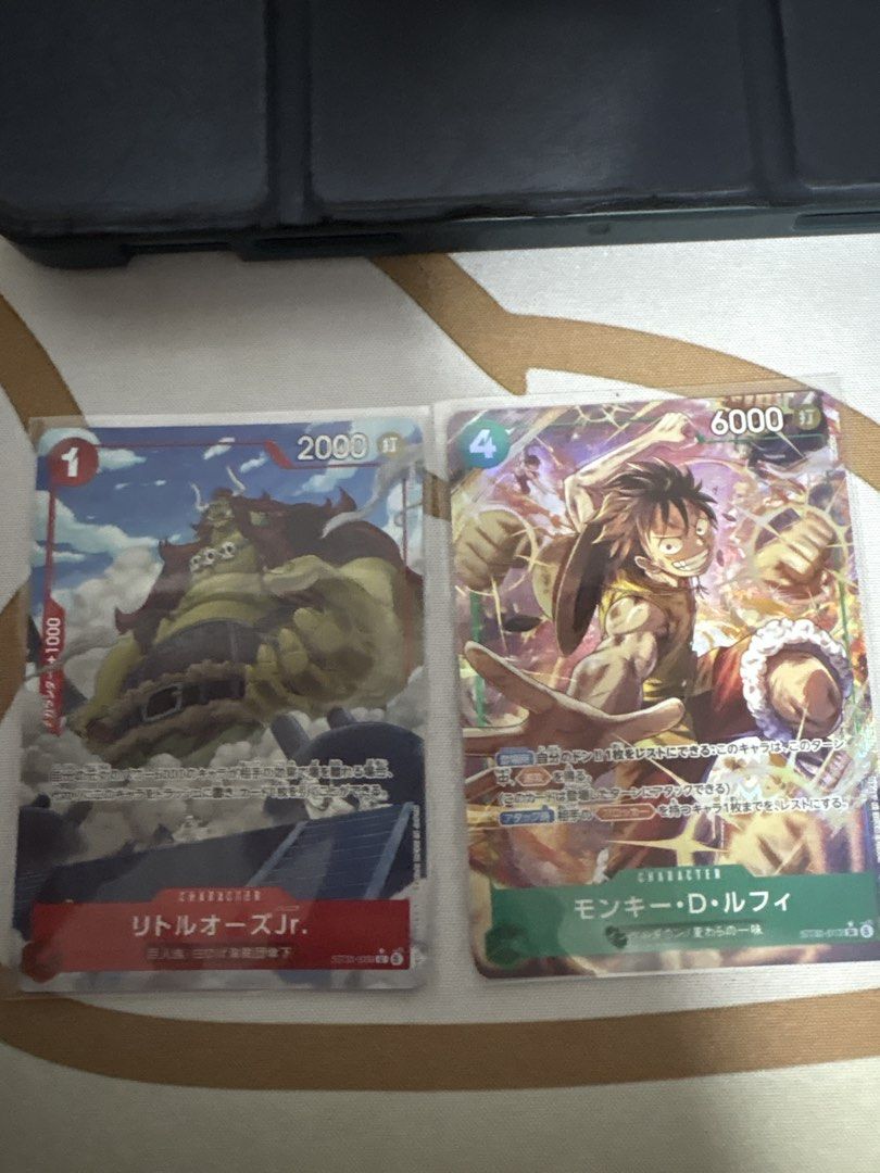 One Piece Card Game - Little Oars Jr. & Monkey D. Luffy, Hobbies & Toys ...