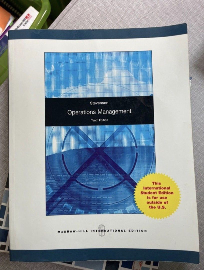 Operations Management 10th Edition Textbook, Hobbies & Toys, Books ...