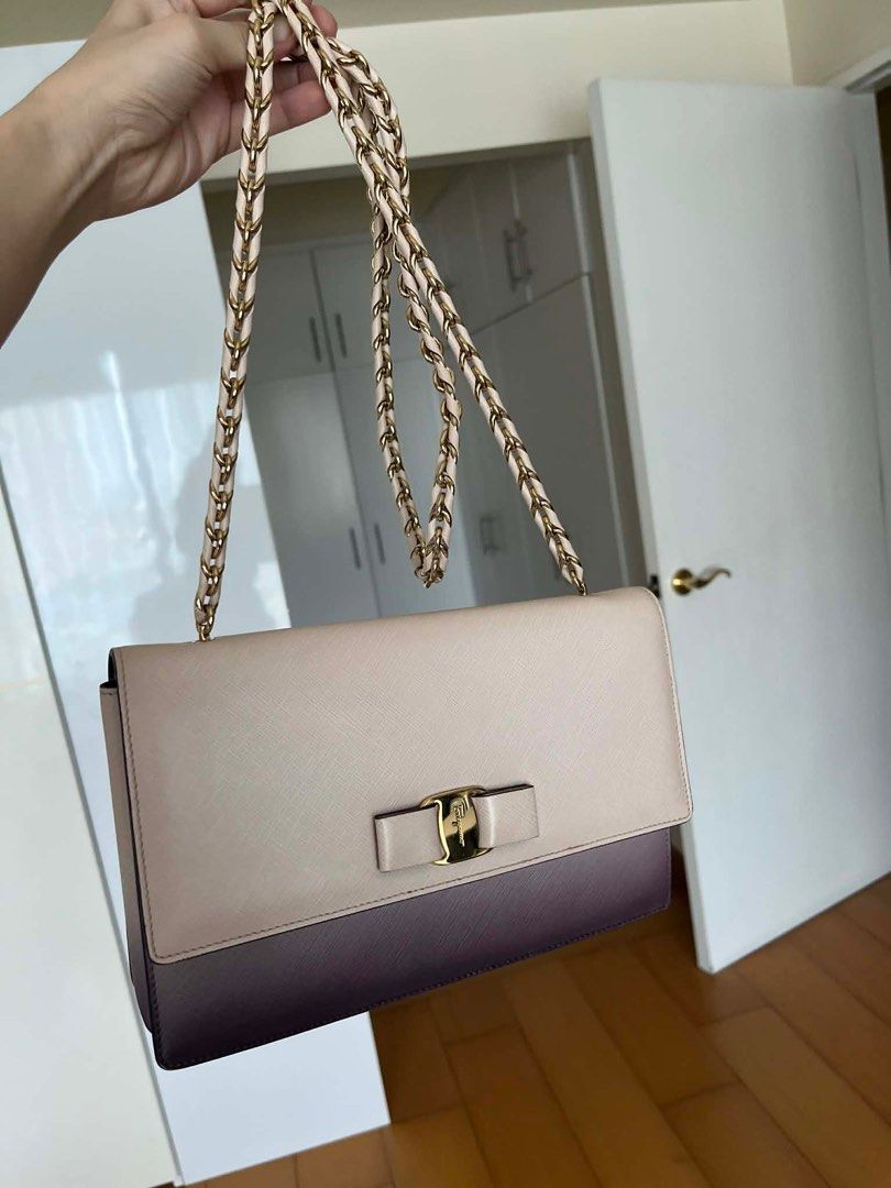 Salvatore Ferragamo Sofia Bag Ombre (Category: Luxury Bags & Wallets) located in Pasig City. Submitted by cjdlcmp (Listing ID 1431806611, Image 2). Description: Salvatore Ferragamo Sofia Bag Ombre (with dustbag).