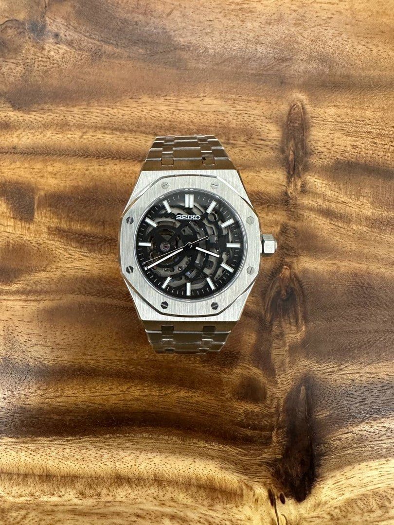 SEIKO MOD SKELETON AP [NEW SET], Luxury, Watches on Carousell