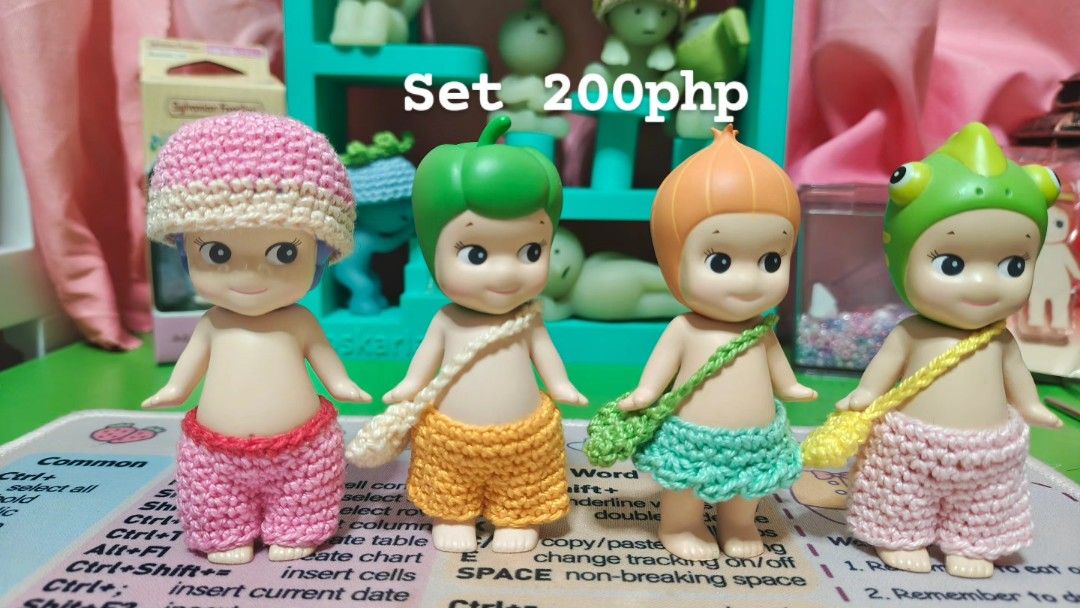 Sonny angel clothes (Category: Babies & Kids Fashion) located in Cebu City. Submitted by jingkybalt03584 (Listing ID 1431822144, Image 1). Description: take all for 200 php available and ready to ship.