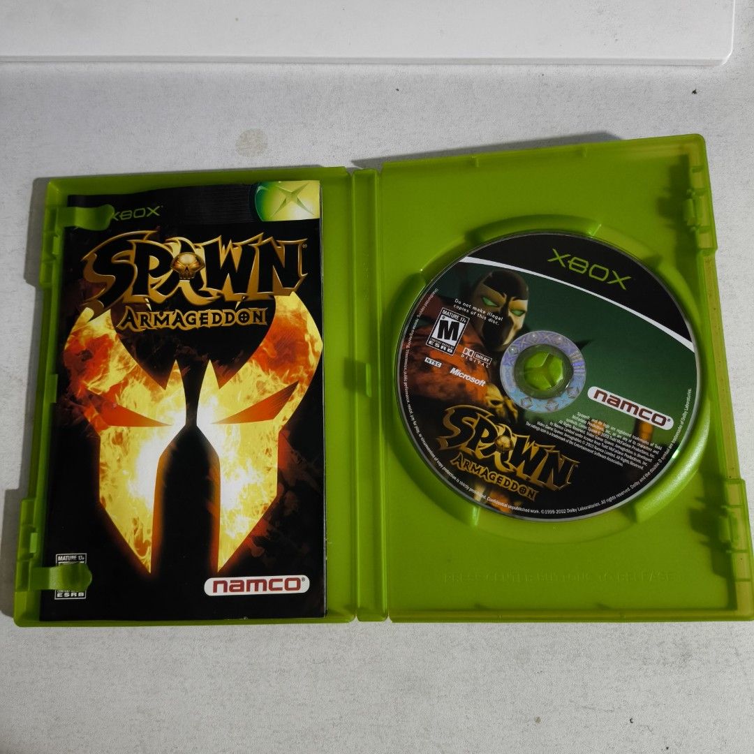 Spawn Armageddon for Xbox OG(Rare🫣🔥) (Category: Xbox) located in Bangued. Submitted by mastershipper (Listing ID 1431871278, Image 3). Description: Spawn Armageddon Xbox OG -NTSC Region -with Manual -disc is still in a pristine condition -Hard to find selling it for only ₱1,500 Lowest in the Market na if you're interested just send me a message Shipping Nationwide thru LBC COP/COD or Via J&T For COD/COP Transactions, I'll ask for a small downpa