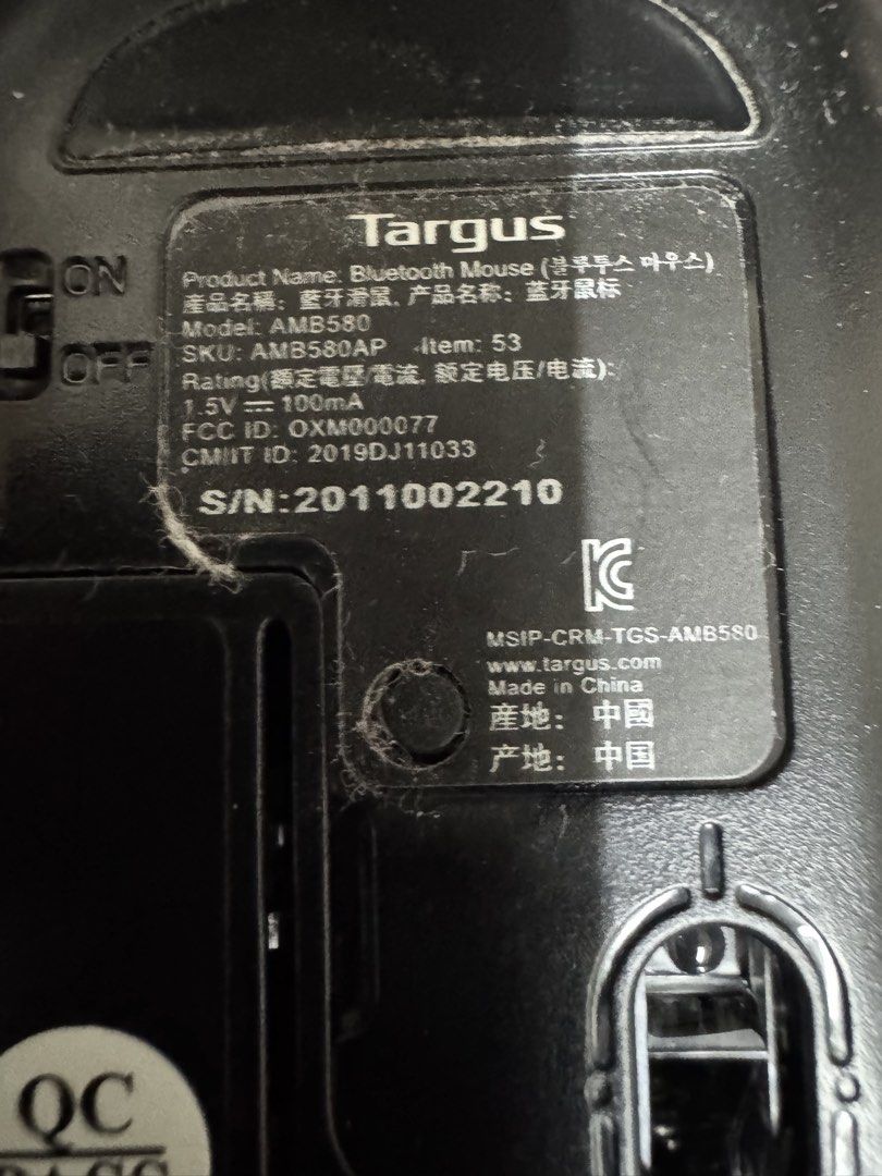 Targus Bluetooth Mouse AMB580AP453765508661268482
