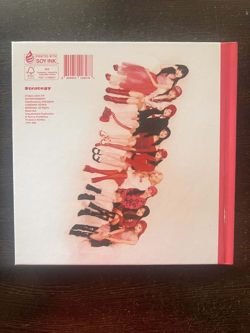 TWICE - Strategy Album Photobook (Category: K-Wave Merchandise) located in Manila. Submitted by lenn2021 (Listing ID 1431994418, Image 2). Description: - Twice Strategy unsealed album photobook - official | legit - on hand | ready to ship - Photobook (PB) only [no other inclusion] - mop gcash | mod jnt - dop payo / 3d with 50% nrdp - 🙅‍♀️ sensitive.