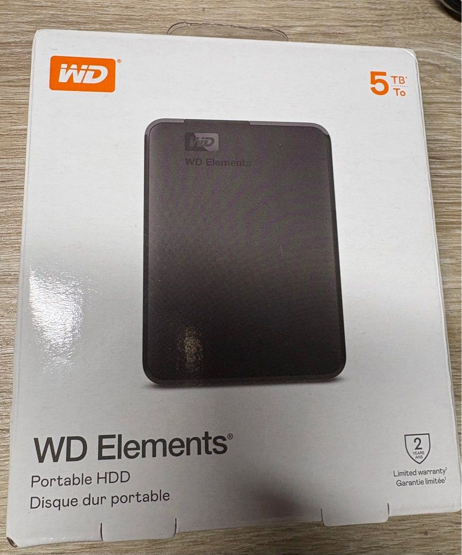 WD Elements 5TB Portable HDD - Brand New