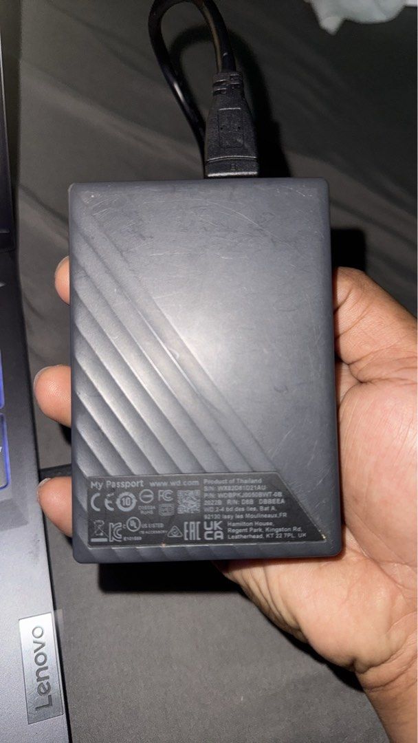 WD external hdd 5tb (Category: Hard Disks & Thumbdrives) located in Malabon City. Submitted by aceeeeee (Listing ID 1431847124, Image 2). Description: 100h Rfs: spare storage 4.5k negotiable if pick up.