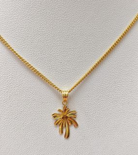 916 Gold Chain + Pendant (Set) Collection item 2
