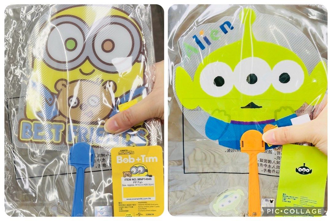 現貨🪭 夏日沙灘防水膠扇 正版 迪士尼 迷你兵公仔 三眼仔公仔 扇子 旅行用品 DISNEY PIXAR MINIONS ALIENS Water Folding Fan （分類：飾物架、飾物盒、飾物收納盒）位於 Hong Kong。 由 swroom 提交（商品編號 1432093921，圖片 1）。簡介： 🚚 🎁 只限郵寄運送 🎁 ▫️▫️商品詳情▫️▫️ 💝$50 個，$90 兩個，全新未開封 ❣️ 節日銷情迅速請早訂購售完即止❣️ 🛍更多最新禮品玩具 follow us ： carousell.com/swroom ▫️▫️購買付款詳情 ▫️▫️ 📥 請 INBOX PM下單購買須提供以下資料 ： 1. 選擇付款方式 : PAYME / FPS / ALIPAYHK 2. 選擇郵寄方式： 📮 $10 up 本地平郵 ( 一般情況 2-3 個工作天寄出 ) 📦 SF順豐到付 - 收貨時付運費 📦 ( 一般情況 2-3 個工作天寄出 ) 3. 確認全數付款後才留貨