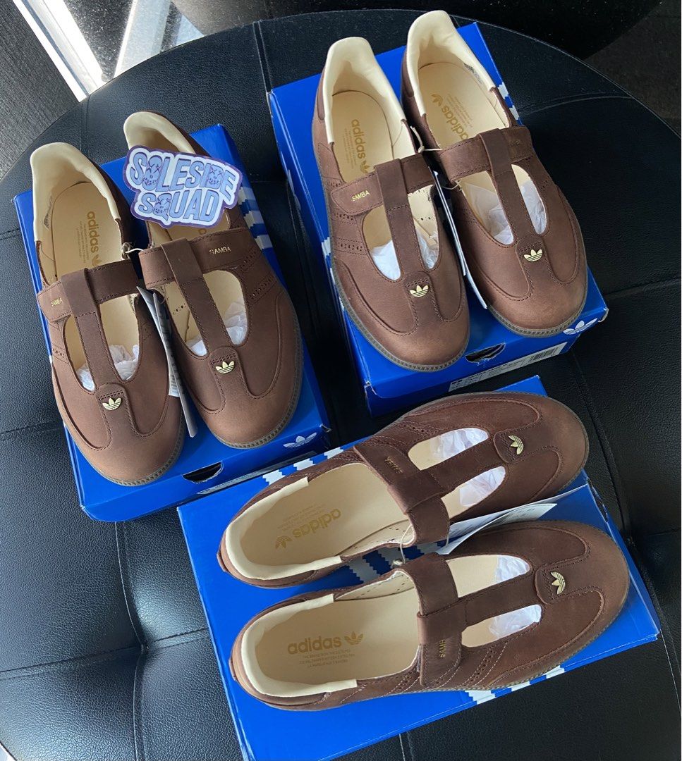 Adidas Samba Jane Brown Leather (Category: Sneakers) located in Manila. Submitted by cmlleee (Listing ID 1432064263, Image 1). Description: Adidas Samba Jane Leather Brown Size 6 us women's Size 6.5 us women's Size 7 us women's Size 7.5 us women's Size 8 us women's ✅PRICE ₱ 8,500 ON HAND MOP: Bank Transfer.
