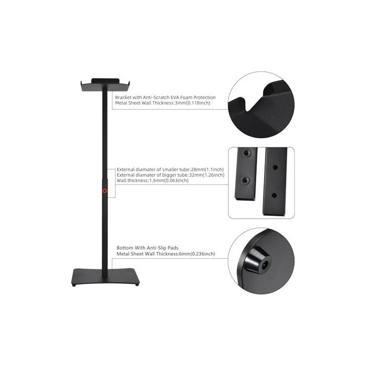 Adjustable Stand Mount Compatible with Bose S1 Pro/ S1 Pro+ Portable ...
