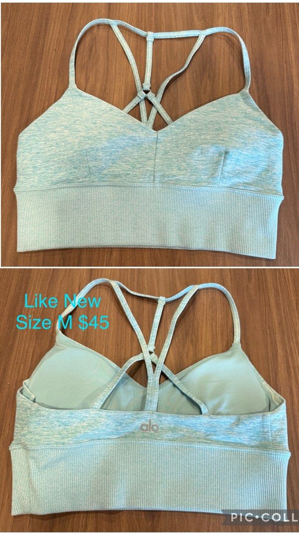 Alo Yoga Sports bra - brand / like new (Category: Activewear) located in Singapore. Submitted by wafflespancake (Listing ID 1432103502, Image 2). Description: Self pick up or tracked post +$3.