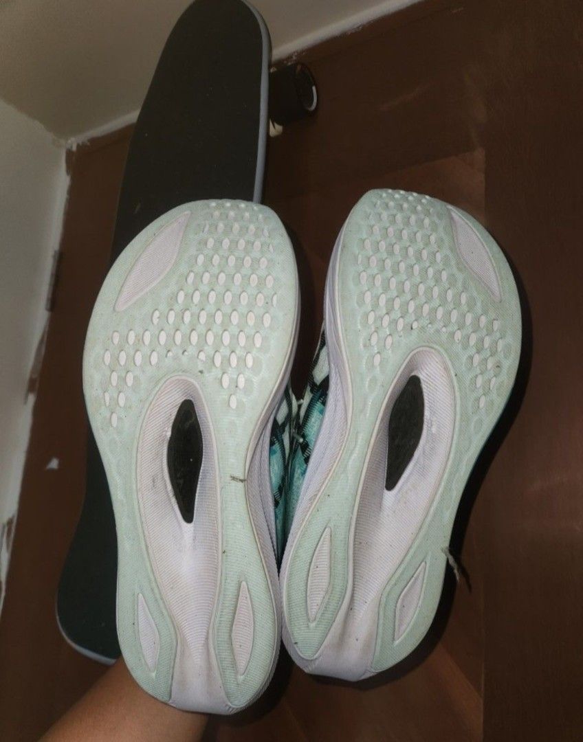 Asics Magic Speed Running Shoes - US 10 (Category: Sneakers) located in Singapore. Submitted by claxxt (Listing ID 1432066784, Image 3). Description: - Asics Magic Speed - Size: US 10 / as per image - Condition: Good, minimal wear - Worn once for 10km, too tight thus selling off..