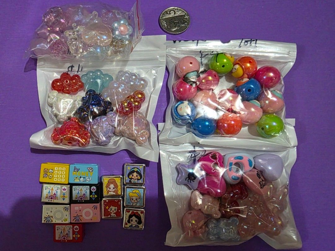 Assorted Beads (Includes Disney Princess and Popmart Beads) (Category: Craft Supplies & Tools) located in Paranaque City. Submitted by tangerinedayz (Listing ID 1432059135, Image 1). Description: Clearing out my craft collection..