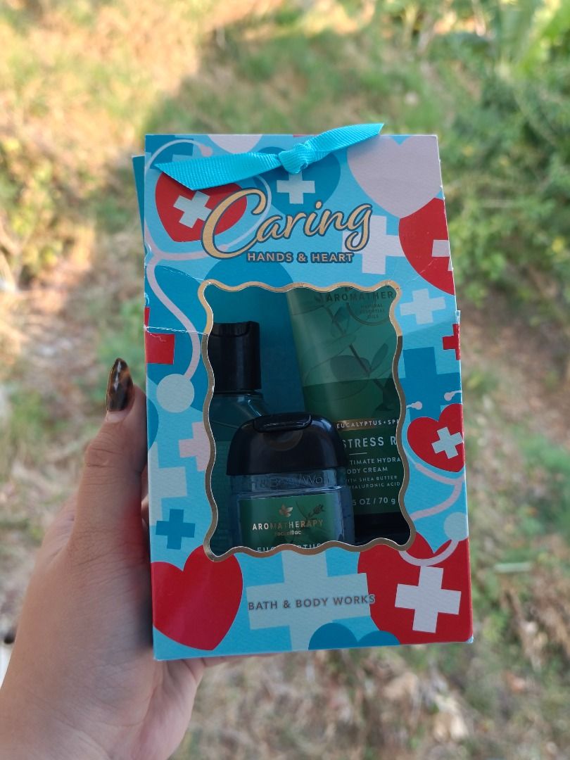 Bath & Body Works Eucalyptus Spearmint Mini Gift Set (Category: Body Care) located in Rizal. Submitted by pinklemonade_ (Listing ID 1430859024, Image 1). Description: 100% original Money back guarantee if proven fake Most of the products I'm selling I bought from US. If interested please place an order on our websites https://greatdealsgoodies20.page365.net/ .