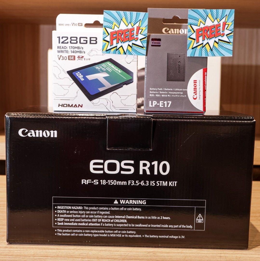 Canon EOS R10 Camera w/ 18-150mm Kit lens (Category: Cameras) located in Manila. Submitted by jerrydaya083931 (Listing ID 1432103229, Image 2). Description: 📸✨ BRAND NEW Canon EOS R10 Mirrorless Camera ✨📸 Perfect for Photos & Videos | Lightweight | Fast Autofocus 💰 PRICE OPTIONS: • Body Only – ₱59,998 (up to 24 months 0% installment via credit card) • w/ RF-S 18-45mm Kit – ₱65,998 (up to 24 months 0%) • w/ RF-S 18-150mm Kit – ₱71,998 (up to 24