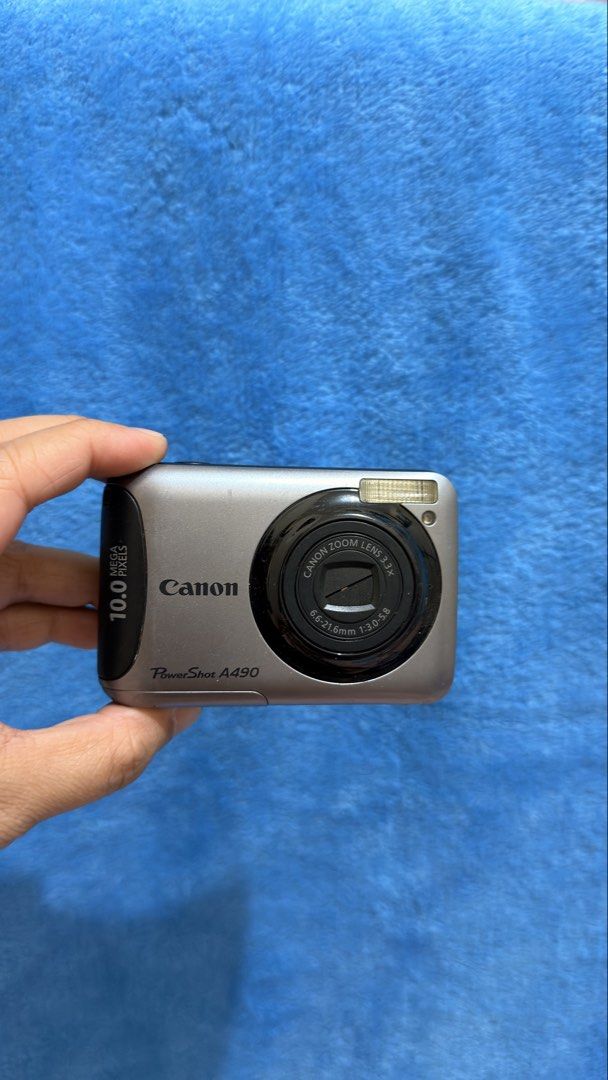 Canon Powershot A490 (Category: Cameras) located in Manila. Submitted by decluttersss (Listing ID 1432000233, Image 1). Description: For parts nalang siguro, di ko sure if working eh. Di ko matandaan kasi nung time na mahilig ako sa mga camera, ngayon nawalan na ng gana. Buy at your own risk. .