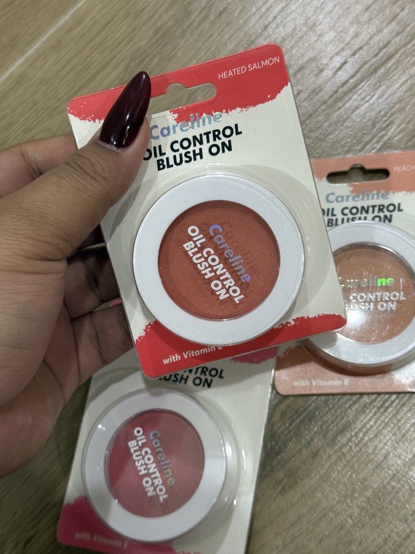 Careline Blushes Bundle (Category: Makeup) located in Manila. Submitted by declutterreset.ry (Listing ID 1432114904, Image 1). Description: Swatched only original price is 400.