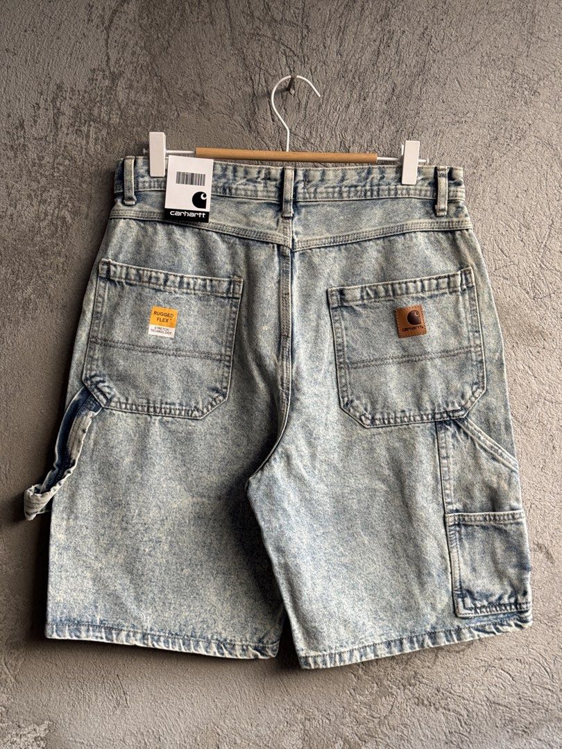Carhartt carpenter denim jorts (Category: Shorts) located in Mandaluyong City. Submitted by JC0930 (Listing ID 1432165842, Image 2). Description: Brand new Carhartt & Zara carpenter jorts Carhartt ₱650 each Zara ₱500 each Pick-up or shipping ✅.