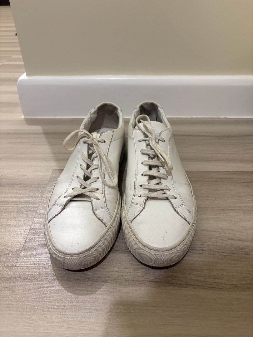 Common Projects Achilles Low White (Category: Sneakers) located in Makati City. Submitted by thomasgo10 (Listing ID 1432127801, Image 2). Description: Common Projects Achilles Low White Size 44 Condition as seen on the photo No to trades Meet up: Makati/SMDC Fame Mandaluyong.