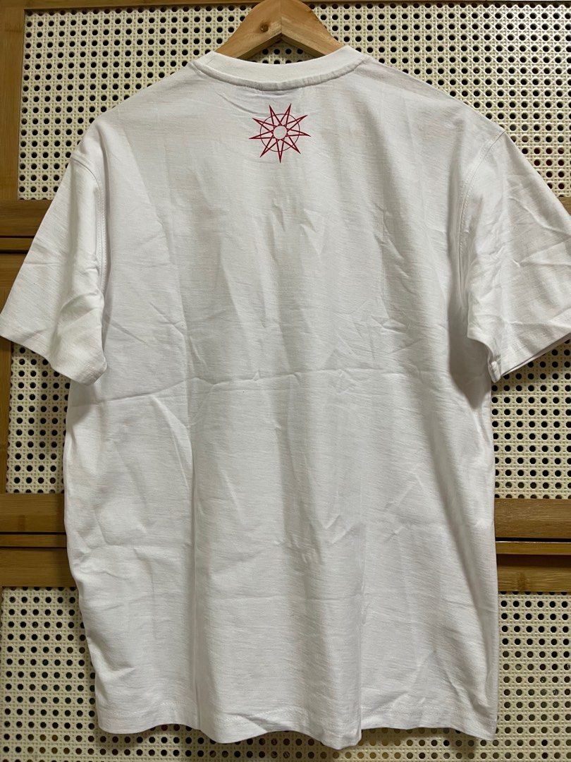 Cotton On Slipknot Band Tee (Category: Tshirts & Polo Shirts ) located in Arayat. Submitted by prettyquen (Listing ID 1432058794, Image 3). Description: - Slipknot graphic t-shirt - Brand: Cotton On - Size: S/P - Made in Bangladesh - Crew neck and short sleeves - Red design on the back 21 width.