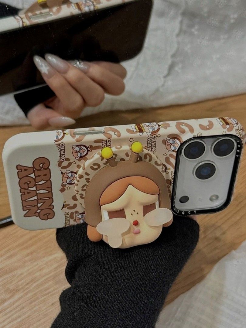 Crybaby Magsafe Holder Popsockets (Category: Cases & Sleeves) located in Quezon City. Submitted by ana-chan (Listing ID 1432013236, Image 1). Description: Crybaby phone case. 3D design. MagSafe compatible. Unique and cute..