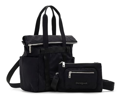 Desigual Back_half Logo Raffia L, U, 1014 Natural – backpacks