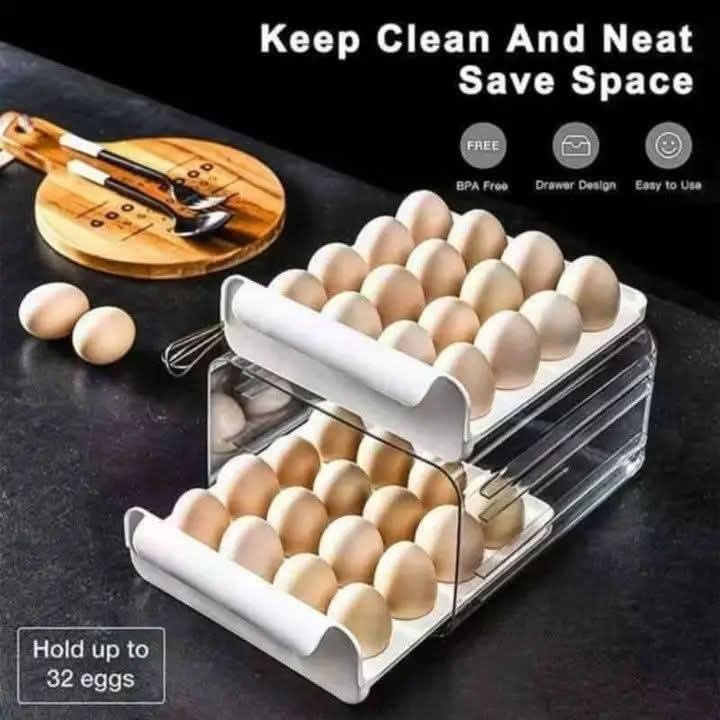 Egg storage box 2 layer (Category: Food Organization & Storage) located in Manila. Submitted by lyfrancois14 (Listing ID 1432077455, Image 2). Description: .