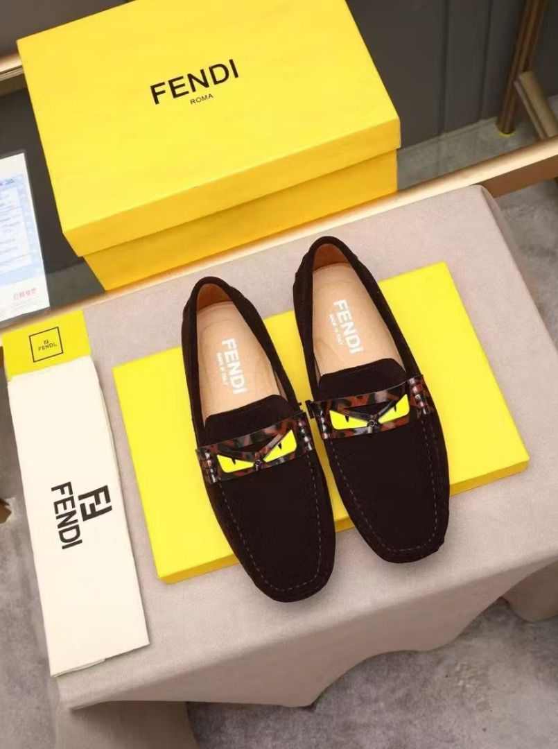 fendii men's leather shoes monster (Category: Dress Shoes) located in Angeles City. Submitted by bringing.luxury (Listing ID 1432086277, Image 2). Description: all sizes available.