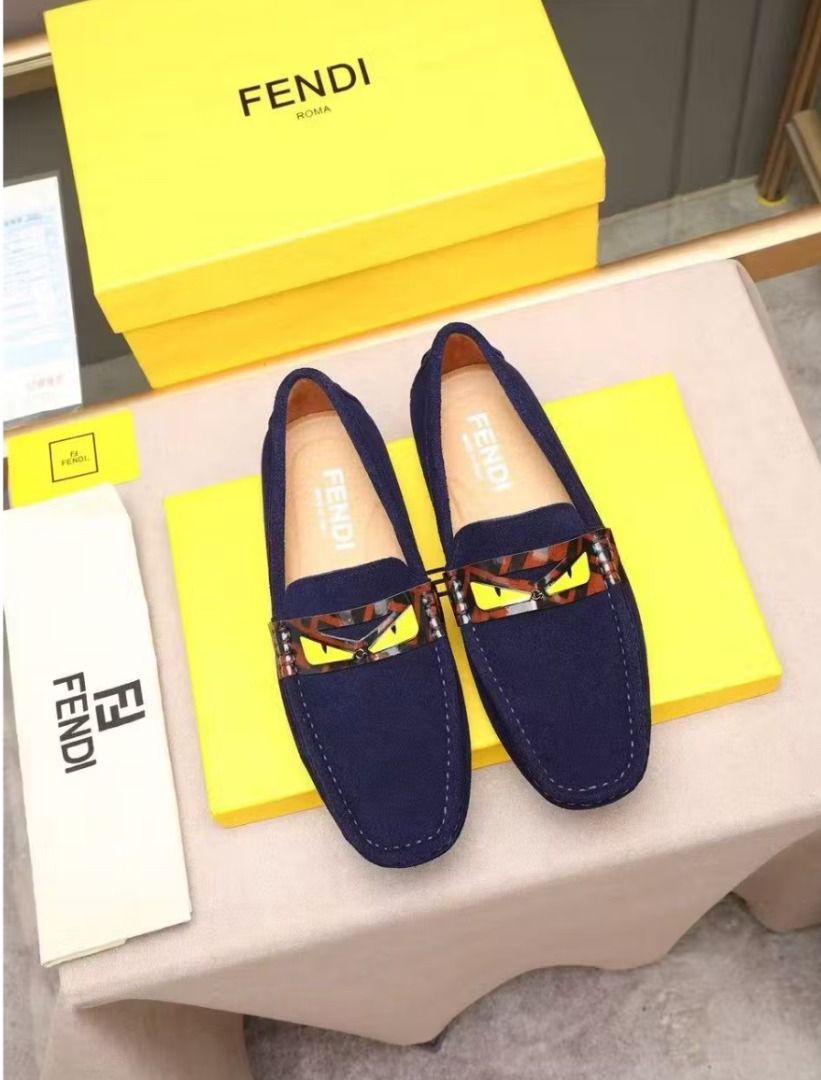 fendii men's leather shoes monster (Category: Dress Shoes) located in Angeles City. Submitted by bringing.luxury (Listing ID 1432086277, Image 1). Description: all sizes available.