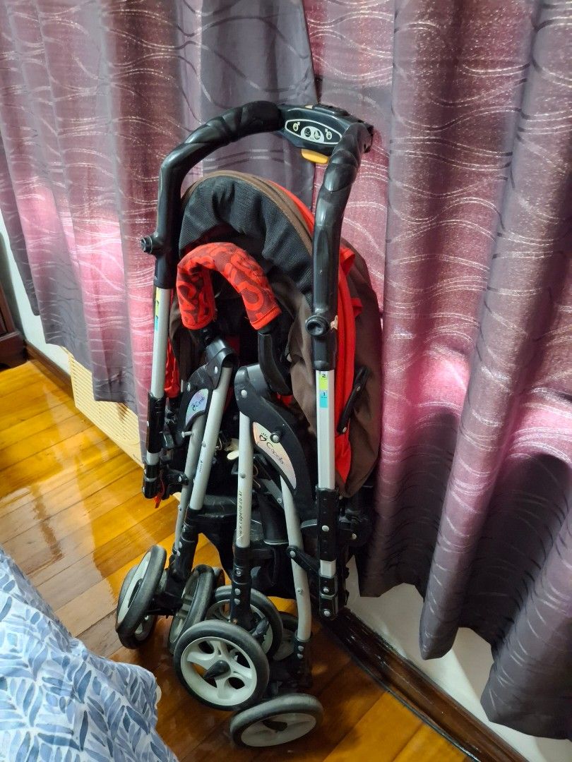 Foldable Stroller - RUSH SALE! (Category: Strollers) located in Marikina City. Submitted by sakura1010 (Listing ID 1417551632, Image 2). Description: Brand: Capella - foldable for easy storage and transport. - includes a canopy for sun protection - in good working condition - linis lang, will.look like new - manage your expectations - pls check all photos.