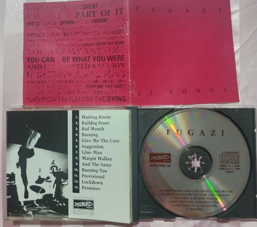 Fugazi - 13 Songs (Category: CDs & DVDs) located in Cebu City. Submitted by g_roshamboo (Listing ID 1432107801, Image 2). Description: compilation cd.