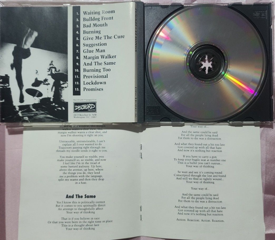Fugazi - 13 Songs (Category: CDs & DVDs) located in Cebu City. Submitted by g_roshamboo (Listing ID 1432107801, Image 3). Description: compilation cd.