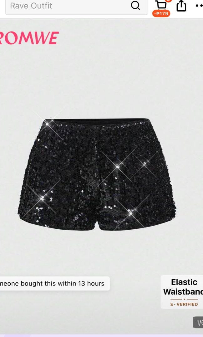 Glitter Bling Short (Category: Shorts) located in Caloocan City. Submitted by philocalyph (Listing ID 1432042832, Image 1). Description: M.