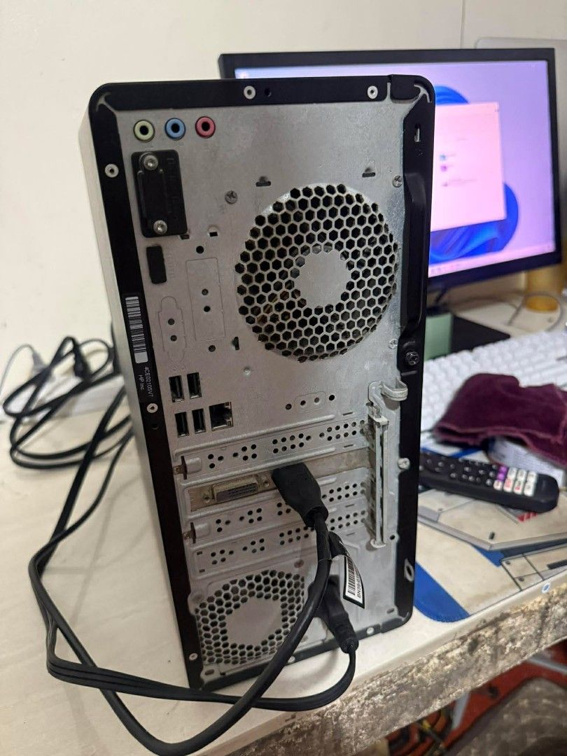 HP Pavilion TP01-00xx Desktop PC (Category: Desktops) located in Manila. Submitted by happyearth.953a15 (Listing ID 1432180195, Image 2). Description: HP Pavillion desktop TP01 I5 9th gen Nvidia GeForce GT 1030 Video card 8gb ram ddr4 120gb ssd 1TB HDD extra storage Windows 11 pro OS Unit with power cord 💸💸 9,500 Location: San Andres bukid manila Pick up or deliver cod.