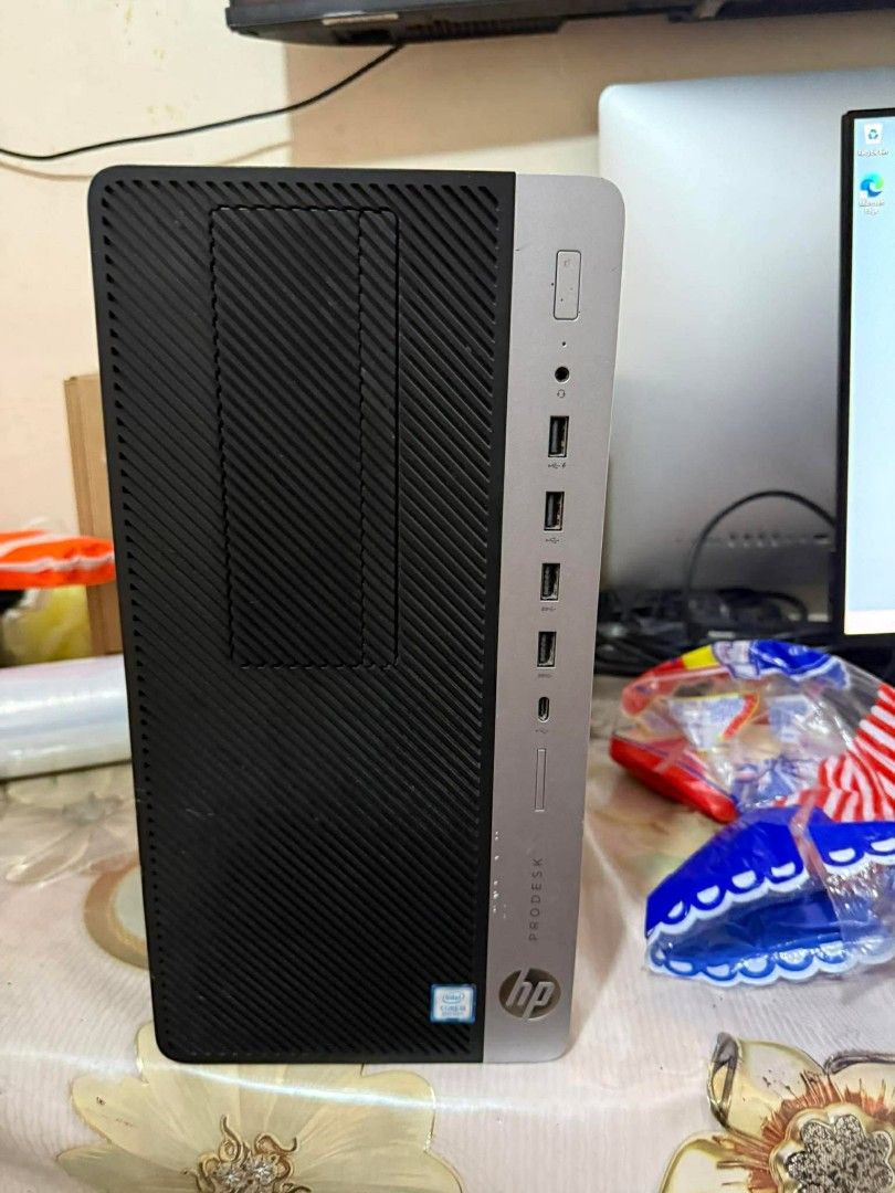 HP prodesk 600 G4 Micro Tower (Category: Desktops) located in Manila. Submitted by happyearth.953a15 (Listing ID 1432187170, Image 1). Description: HP prodesk 600 G4 Micro Tower I5 8th gen Intel UHD Graphics 630 8gb ram ddr4 256gb ssd 500gb HDD Windows 11 pro OS Unit with power cord 💸💸 8,500 Location: San Andres bukid manila Pick up or deliver cod.
