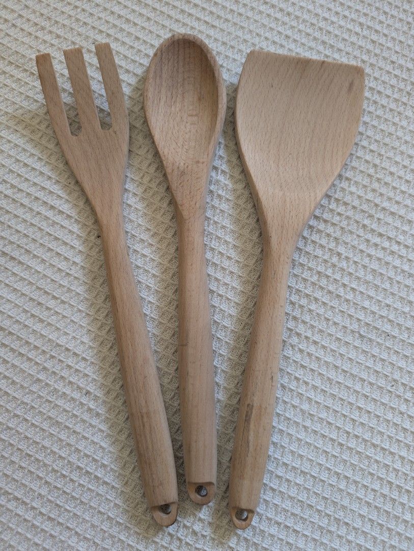 IKEA Beechwood Cooking Utensils (Category: Other Kitchenware & Tableware) located in Binan City. Submitted by fabpanda (Listing ID 1432041032, Image 1). Description: totally unused... priced at 240php.
