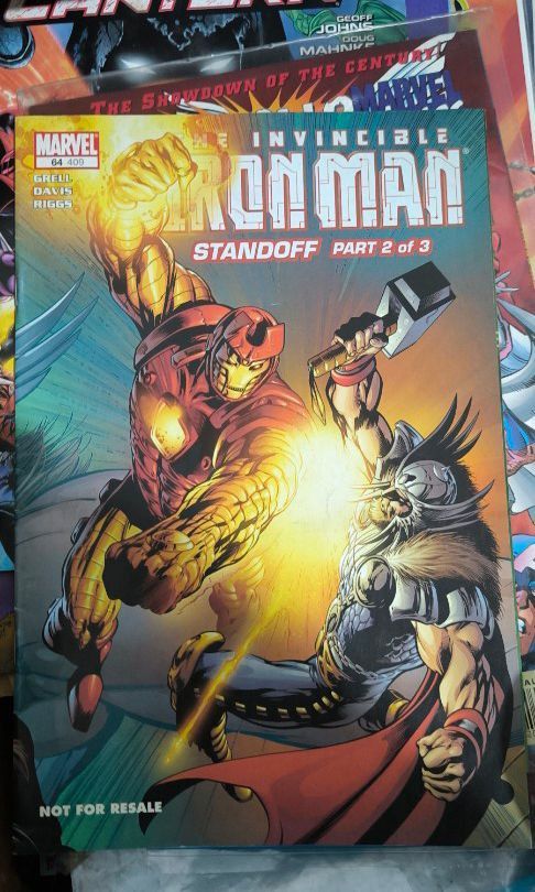 Invincible Iron Man Comic Book (Category: Comics & Manga) located in Angeles City. Submitted by yellowbrickstore (Listing ID 1432158204, Image 1). Description: - Invincible Iron Man comic book - Part of the 'Standoff' series (Part 2 of 3) condition: Fine - Marvel publication - Features Iron Man cover art shipping via jnt express Saturday sked only gcash Gotyme payment pick up AC lnw Pampanga.