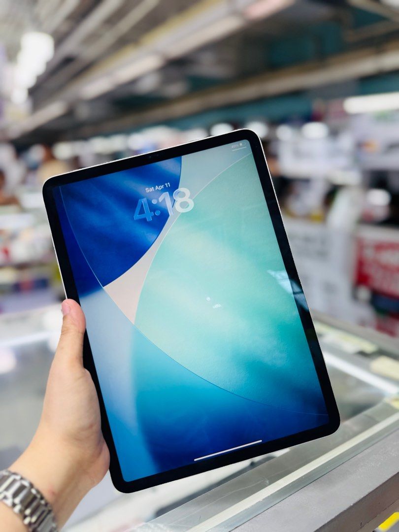 Ipad Pro M1 chip 11' inch wifi only 128GB no issues (Category: iPad) located in San Juan City. Submitted by najihahtelecomshop2018 (Listing ID 1432067150, Image 2). Description: Legit Store | Original unit FOR SALE | TRADE / SWAP ▫️INSTALLMENT thru: 🔸Credit Card (straight / installment) 🔸Ggives / Gcredit + 6% interest 🔸Spay Later + 6% interest (RFS: Buy and Sell any kinds of Gadgets) Description: Ipad Pro M1 chip 11' inch 128GB ( other GB are 
