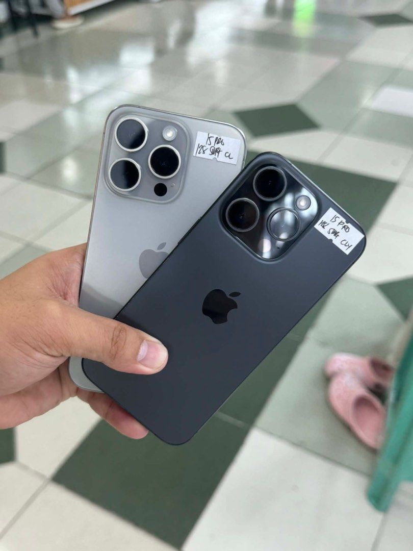 Iphone 15 Pro 128GB 93bh smartlocked NTC approved no issues (Category: iPhone 15 Series) located in San Juan City. Submitted by najihahtelecomshop2018 (Listing ID 1432063403, Image 3). Description: Legit Store | Original unit FOR SALE | TRADE / SWAP ▫️INSTALLMENT thru: 🔸Credit Card (straight / installment) 🔸Ggives / Gcredit + 6% interest 🔸Spay Later + 6% interest (RFS: Buy and Sell any kinds of Gadgets) Description: iPhone 15 Pro 128GB ( other