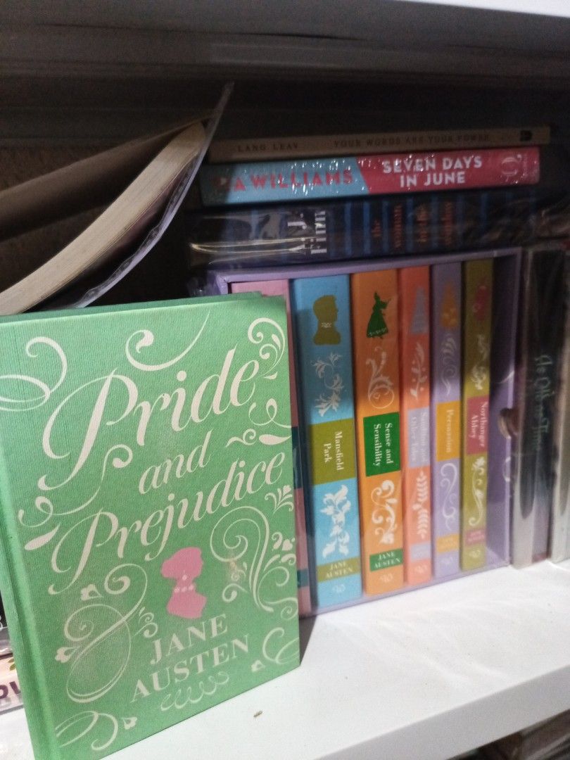 Jane Austen Bookset (Category: Storybooks) located in Victoria. Submitted by leahan (Listing ID 1432006769, Image 1). Description: - Jane Austen Box Set - Includes "Pride and Prejudice," "Sense and Sensibility," and "Mansfield Park" kakaopen ko lang few months ago. .