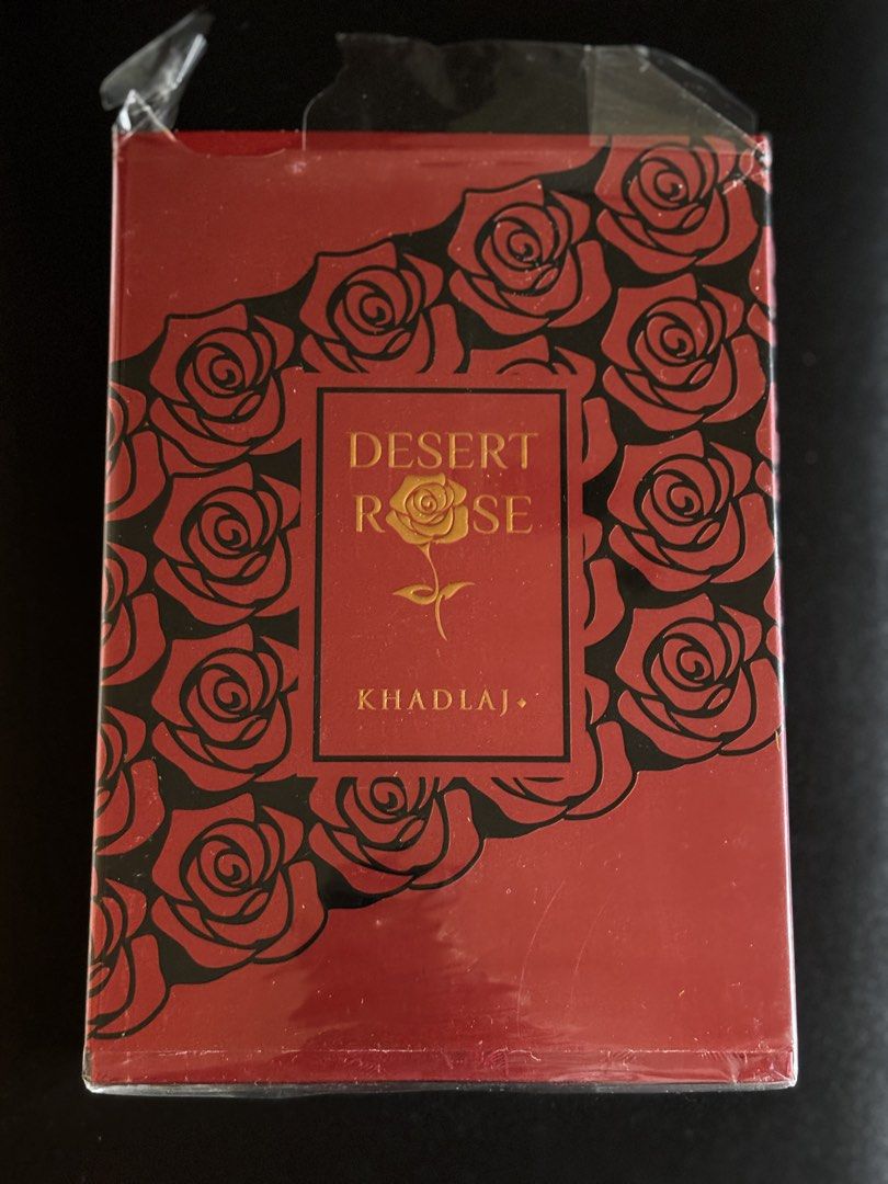 Khadlaj Desert Rose Eau de Parfum 100ml (Category: Fragrance & Deodorants) located in Manila. Submitted by bert777 (Listing ID 1432149736, Image 3). Description: - Desert Rose by Khadlaj - Fragrance notes: Rose, Saffron, Oud, Vanilla - fruity floral sweet scent. Fsm .