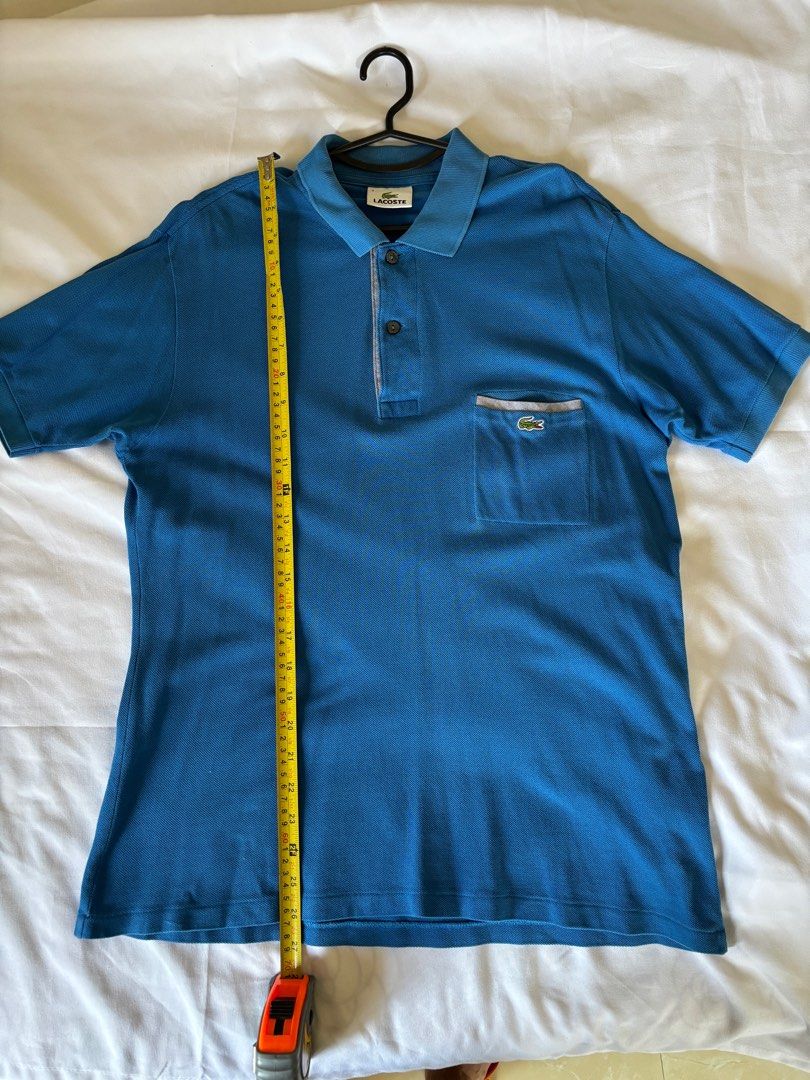 Lacoste polo shirt (Category: Tshirts & Polo Shirts ) located in San Ildefonso. Submitted by PatchAdamss (Listing ID 1432076382, Image 2). Description: For sale! Lacoste polo shirt Blue Clean No fades 9/10 condition.